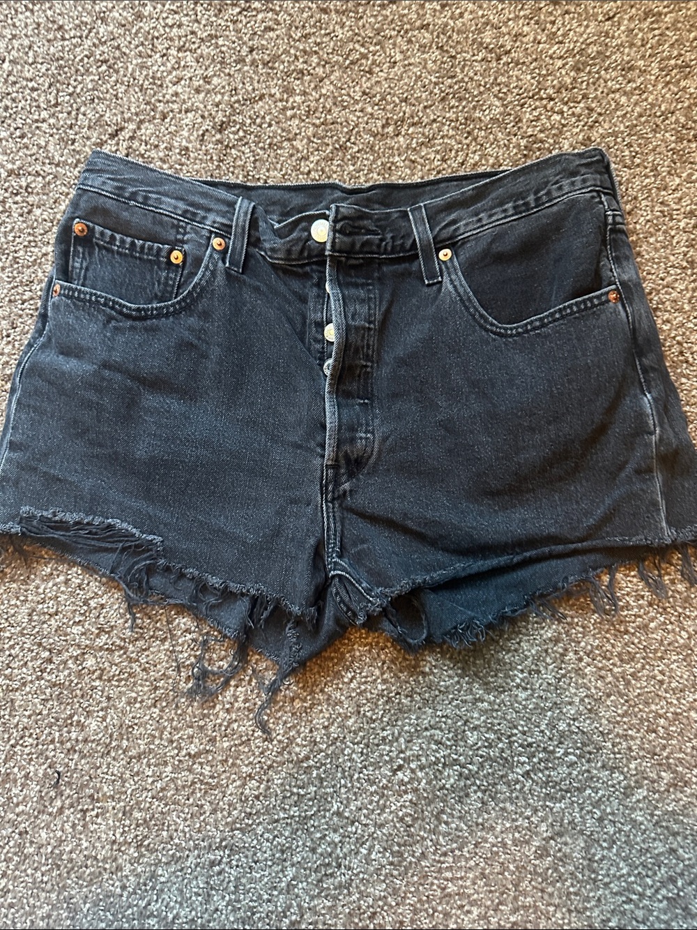 Levi’s 501 High-Rise Denim Shorts, Size 32